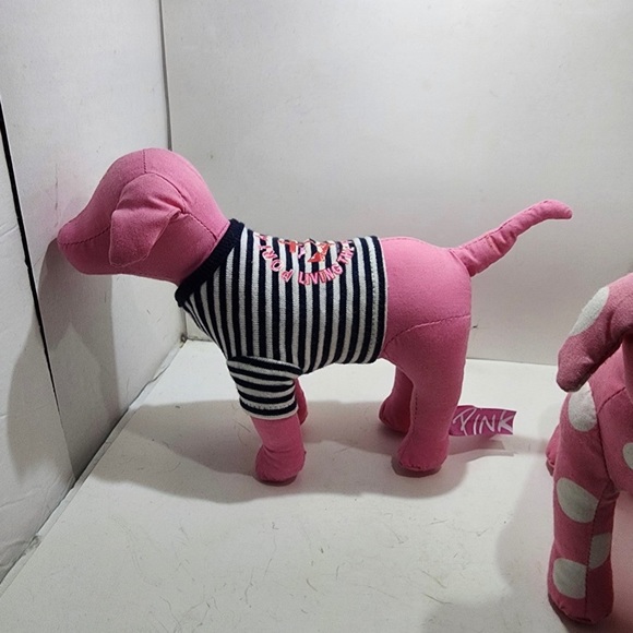 Victoria secret pink dog plush lot of 2 - Picture 2 of 3